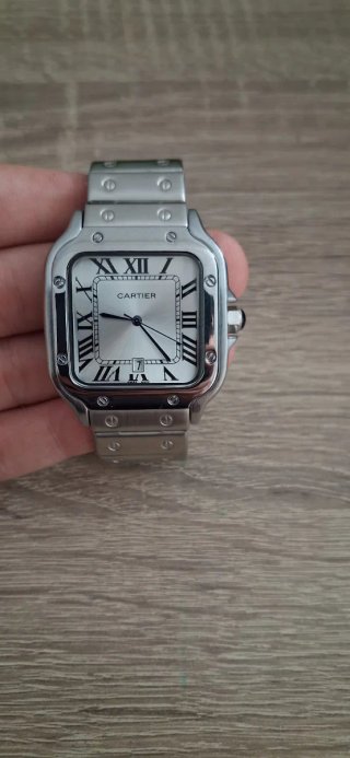 Reloj  Plata y Blanco