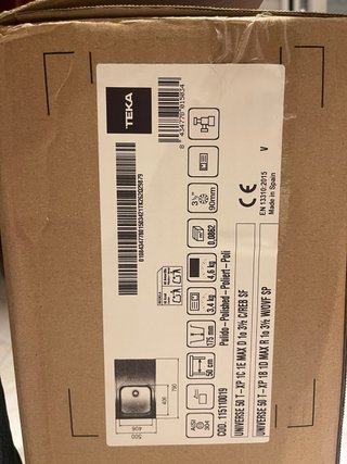 Fregadero Teka UNIVERSE 50T-XP 1AX D
