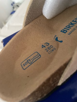 Zuecos Birkenstock Beige Talla 43