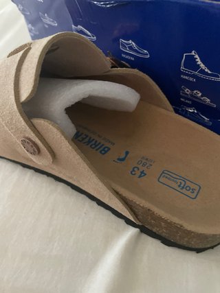 Zuecos Birkenstock Beige Talla 43
