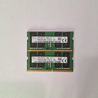 2x 32GB SK Hynix DDR4 2666MHz SO-DIMM RAM de Segunda mano por 200