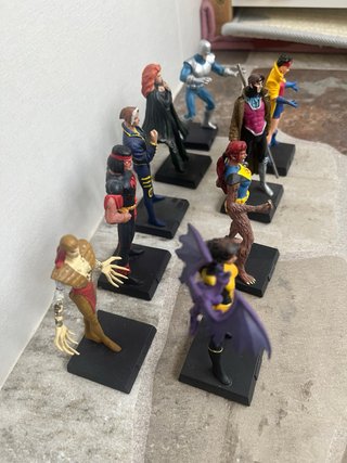 Pack 9 Figuras Eaglemoss Marvel X-Men