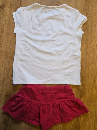 Conjunto camiseta unicornio y falda niña 8 años