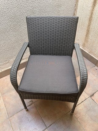 Conjunto Muebles Jardín Gris
