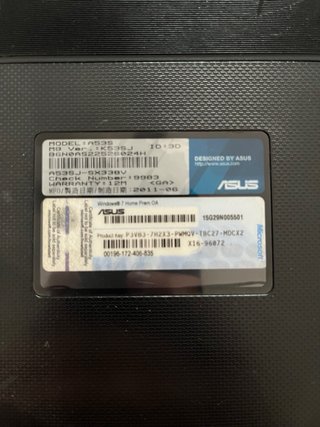 Asus A53S per parti