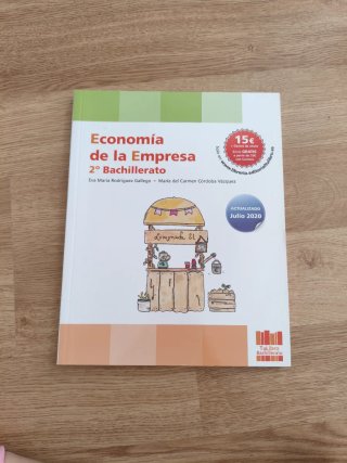 Economía de la empresa, 2o Bachillerato