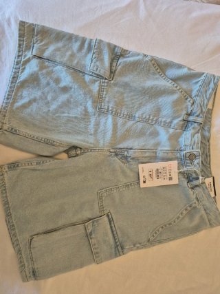 Pantalones cargo vaquero hombre
