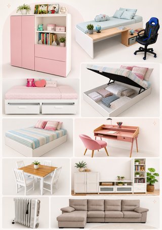 Muebles seminuevos para piso completo