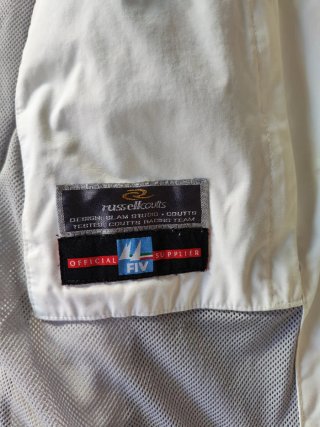 Cazadora Slam Blanca y Azul