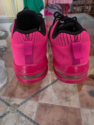 Deportivas Talla 41 Negro y Rosa