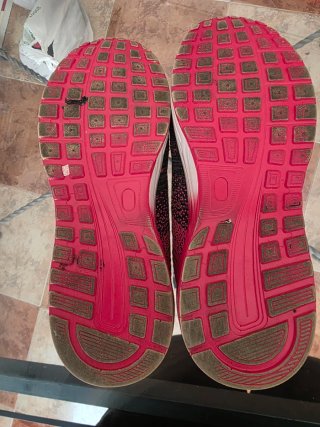 Deportivas Talla 41 Negro y Rosa