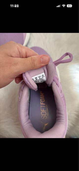 Zapatillas Puma Moradas y Turquesa