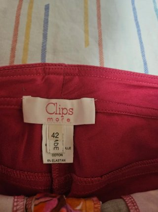 Pantaloni donna Clips fantasia floreale
