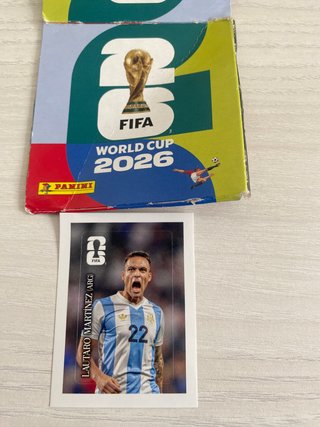Cromo Panini Lautaro Martínez Mundial 2026
