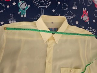 Camisa amarilla manga corta