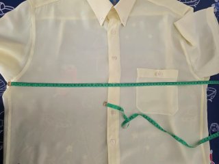 Camisa amarilla manga corta