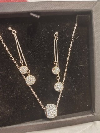 Conjunto Plata Swarovski