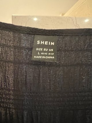 Vestido SHEIN negro