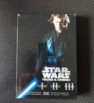 Trilogía Star Wars El Comienzo DVD