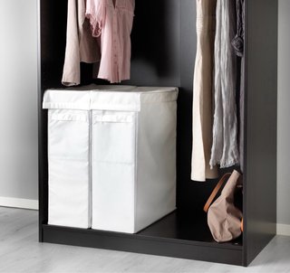 Cesto de ropa con soporte rígido