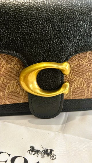 Bolso Coach Tabby 26 Negro y Marrón