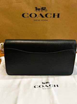 Bolso Coach Tabby 26 Negro y Marrón