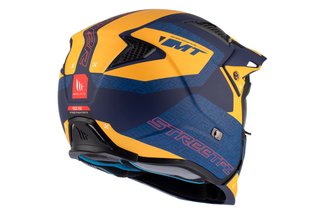 Casco MT Streetfighter SV S Totem C3 Amarillo Azul