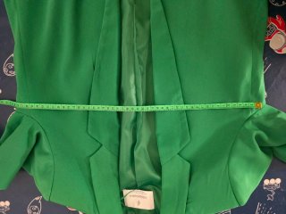 Blazer Stradivarius Verde Talla XS
