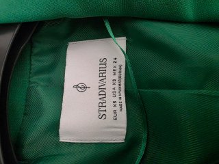 Blazer Stradivarius Verde Talla XS