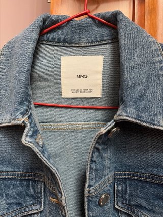 Chaqueta vaquera MNG azul