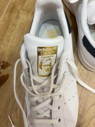 Zapatillas Adidas Stan Smith Blancas, Doradas