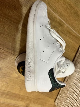 Zapatillas Adidas Stan Smith Blancas, Doradas