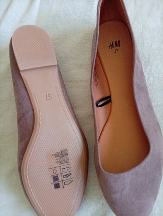 Zapatos planos H&M talla 37 morados
