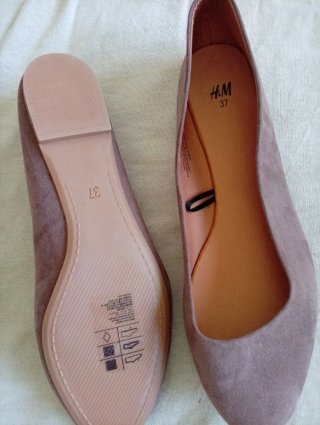 Zapatos planos H&M talla 37 morados