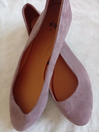 Zapatos planos H&M talla 37 morados