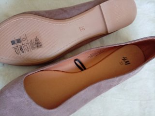 Zapatos planos H&M talla 37 morados