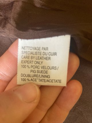 Falda Naf Naf ante marrón