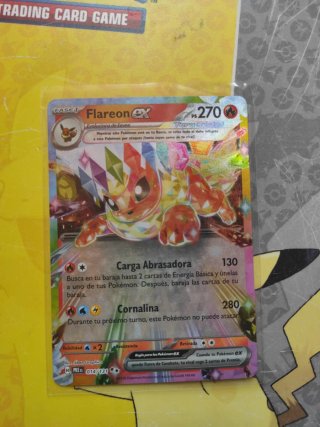 Carta Pokémon Flareon EX 014/131