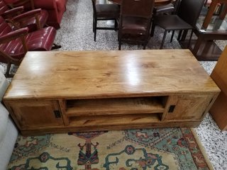 MUEBLE DE TV RUSTICO MADERA MACIZA