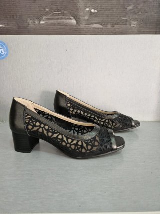 Zapatos tacón negros 4cm T35 a la 40 nuevos