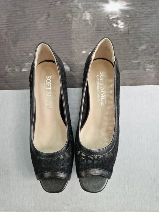 Zapatos tacón negros 4cm T35 a la 40 nuevos
