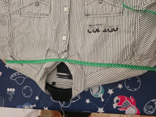 Camisa de rayas Angelo Litrico Talla M