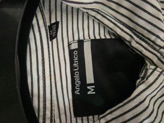 Camisa de rayas Angelo Litrico Talla M