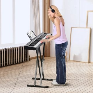 Piano digital con soporte y pedal / teclado piano