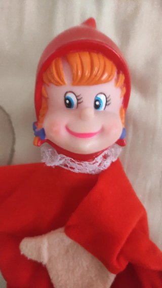 Marionetas Caperucita Roja y lobo