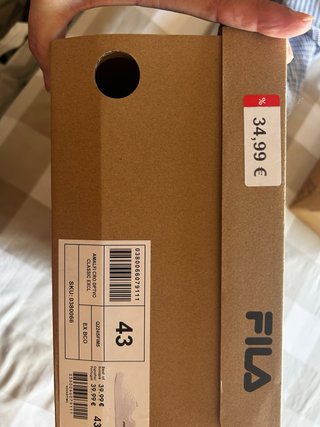 Zapatillas Fila Blancas Talla 43