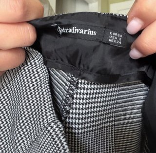 Falda pantalón cuadros botones
