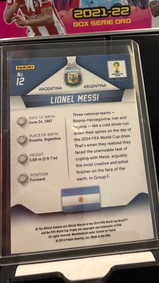 Lote de 2 Cromos Lionel Messi Panini Primz