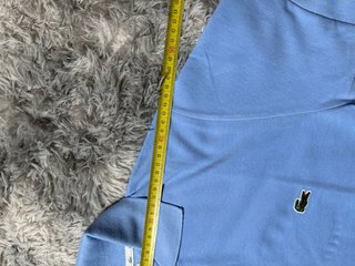 Lacoste Polo Blue Shirt Men Size M Y2K Style