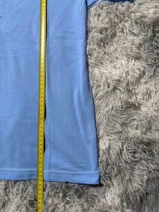 Lacoste Polo Blue Shirt Men Size M Y2K Style